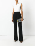 contrast tailored jumpsuit