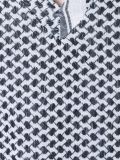 Keffiyeh jacquard V-neck dress