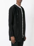 off-centre zipped hoodie