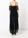 layered off-shoulder dress