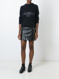 embroidered logo jumper