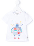 robot print T-shirt 