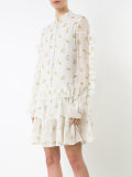 layered floral print dress