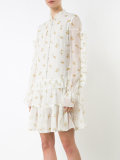 layered floral print dress