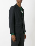 pinstriped blazer
