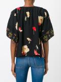 floral print shift shirt