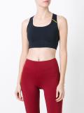 embroidered back crop top