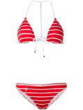 striped bikini