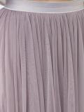 gathered long skirt