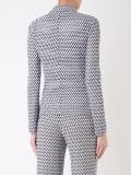 zig-zag pattern blazer