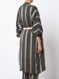 striped kimono