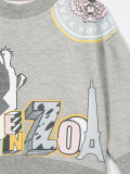 multi icon print sweatshirt 