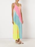 embellished neck long dress