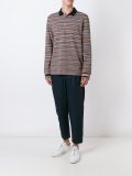 striped polo shirt