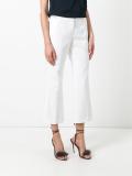 bell bottom cropped trousers