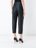 cropped tapered trousers
