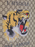 Tiger print GG Supreme tote