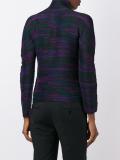 melange zip up cardigan