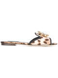 embellished flat sandals