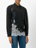 lace panel blouse 