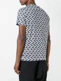 motorcycle print T-shirt