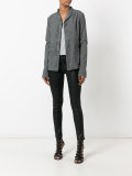 distressed shirt jacket