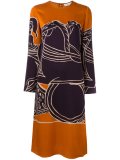 'horses' print longsleeved dress