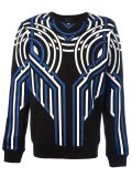 spiral graphic sweatshirt