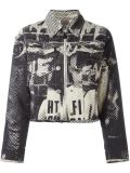 printed denim jacket 