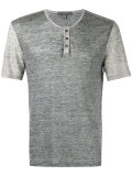 button-up T-shirt