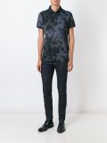 floral print polo shirt