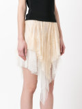 layered hem skirt 