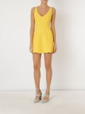 v-neck knit dress