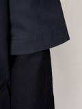 叠层袖中长款外套
