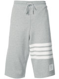 striped detail sweatshorts
