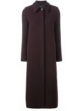 long buttoned coat