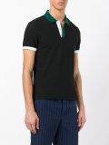 contrast collar and cuffs polo shirt