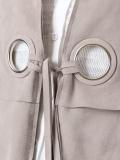 Dove leather coat