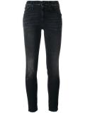 stonewashed skinny jeans