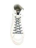 Slide hi-top sneakers