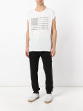 studded flag tank top
