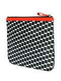 geometric print clutch