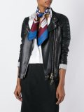 geometric print scarf