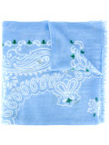abstract print scarf