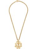 squiggle logo necklace