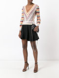 patterned plunge top 