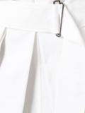 pleated midi skirt