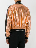 metallic bomber jacket
