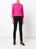 pocketed cropped shirt