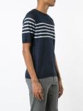 striped trim sweatshirt 